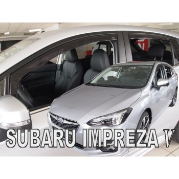 Ανεμοθραύστες για Subaru Impreza (2017+) 5 πορτο - 4 τμχ εμπρός και πίσω