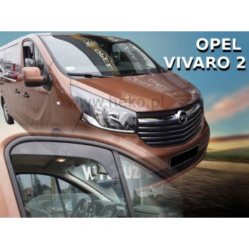 Ανεμοθραύστες για Fiat Talento / Opel Vivaro II / Renault Traffic (2014+) μόνο για πάνω - 2 τμχ. εμπρός