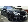 Προφυλακτήρας εμπρός tuning για Mercedes W211 E-Class (2002-2009) - AMG με μαύρη μάσκα και προβολάκια