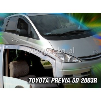 Ανεμοθραύστες για Toyota Previa (1990-1999)   3 / 4 πορτο - 2 τμχ. εμπρός - αυτοκόλλητοι