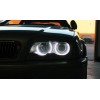 Δαχτυλίδια angel eyes για  BMW E46 (1998-2005) με 60 led - Λευκό χρώμα