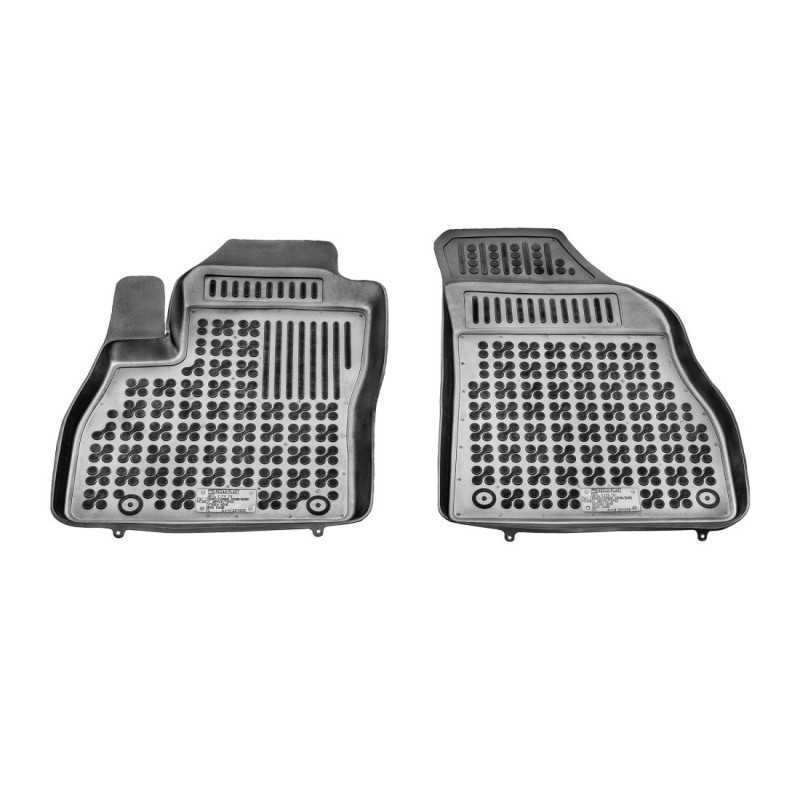 Λαστιχένια πατάκια Rezaw Plast για CITROEN Nemo (2008-2017) / FIAT Fiorino III 2007-2020) / PEUGEOT Bipper (2007-2016) - μπροστινά τύπου σκαφάκι - 2τμχ.