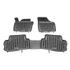 Λαστιχένια πατάκια Rezaw Plast για Volkswagen Sharan II (2010-2022) / Seat Alhambra (2010-2020) - 5 seats (front, middle) - τύπου σκαφάκι - 3τμχ.