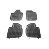 Λαστιχένια πατάκια Rezaw Plast για SEAT Toledo IV (2012-2018) / SKODA Rapid (2012-2019) - τύπου σκαφάκι - 4τμχ.