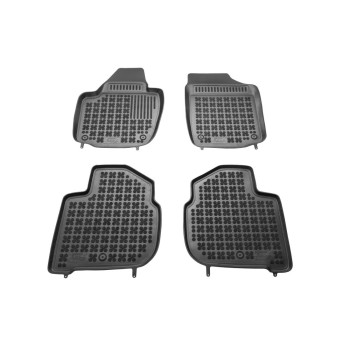 Λαστιχένια πατάκια Rezaw Plast για SEAT Toledo IV (2012-2018) / SKODA Rapid (2012-2019) - τύπου σκαφάκι - 4τμχ.