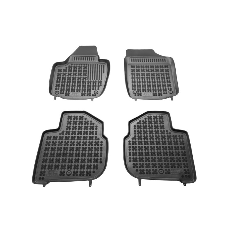 Λαστιχένια πατάκια Rezaw Plast για SEAT Toledo IV (2012-2018) / SKODA Rapid (2012-2019) - τύπου σκαφάκι - 4τμχ.