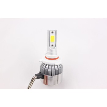 Led λάμπες 9005 για μεσαία ή μεγάλα φώτα 7600 lumen , 36 Watt - COB 6000K - 2τμχ.