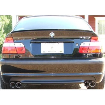 Diffuser πίσω προφυλακτήρα για BMW E46 sedan (1998-2005) - M pack - διπλό