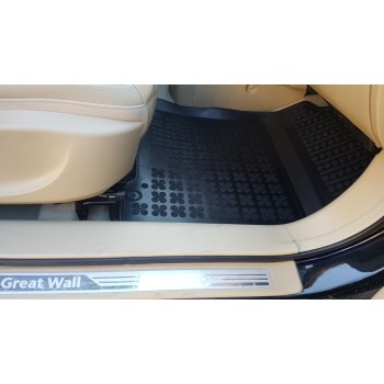 Λαστιχένια πατάκια Rezaw Plast για HONDA CR-V IV (2012-2018) / GREAT WALL H6 - τύπου σκαφάκι - 3τμχ.