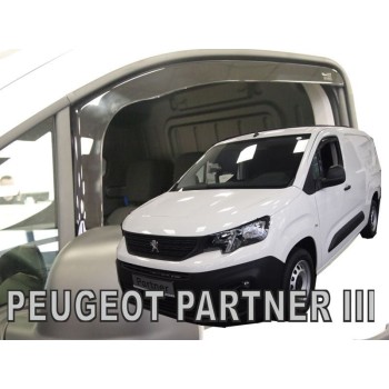 Ανεμοθραύστες για Opel Combo E 4d/5d/Citroen Berlingo III 4d/5d/Peugeot Rifter/ 4d/5d /Peugeot Partner 2d (2018+) / Fiat Doblo (2022+) / Toyota ProAce City 3d (2019+)  - 2 τμχ. εμπρός