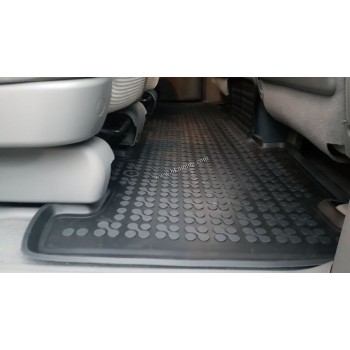 Λαστιχένια πατάκια Rezaw Plast για KIA Carnival II (2005-2014) - 5 seats - τύπου σκαφάκι - 3τμχ.