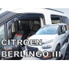 Ανεμοθραύστες για OPEL Combo E 5d / CITROEN Berlingo / PEUGEOT Rifter / TOYOTA ProAce City (2018+) - 4 τμχ. εμπρός και πίσω