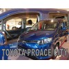 Ανεμοθραύστες για OPEL Combo E 5d / CITROEN Berlingo / PEUGEOT Rifter / TOYOTA ProAce City (2018+) - 4 τμχ. εμπρός και πίσω