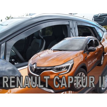 Ανεμοθραύστες για RENAULT Captur (2019+) - 4 τμχ. εμπρός και πίσω