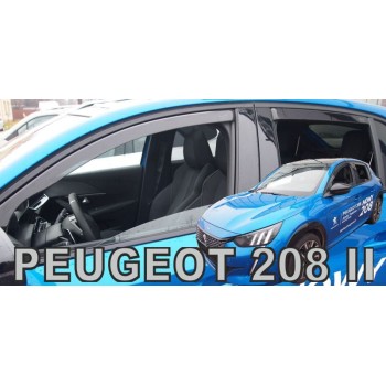 Ανεμοθραύστες για OPEL Corsa F / Peugeot 208 (2019+) - 4 τμχ. εμπρός και πίσω