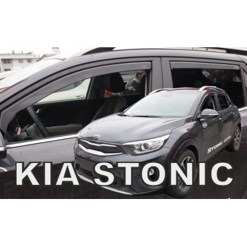 Ανεμοθραύστες για KIA STONIC (2017+)  5 πορτο - 4 τμχ. εμπρός και πίσω