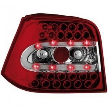 Πίσω φανάρια led για Vw Golf IV - κόκκινα - σετ 2τμχ.