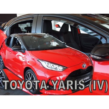 Ανεμοθραύστες για Toyota Yaris IV (2019+) 5 πορτο - 4 τμχ. εμπρός και πίσω