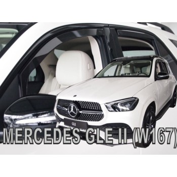 Ανεμοθραύστες για MERCEDES GLE II (W167) (2019+) - 4 τμχ. εμπρός και πίσω