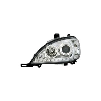 Φανάρια εμπρός led για Mercedes ML W163 (2002-2005) , χωρίς λάμπες (Η7) - σετ 2τμχ.