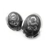 Φανάρια εμπρός angel eyes για Mini cooper (2006-2010) - chrome , με λάμπες (Η1) - σετ 2τμχ.