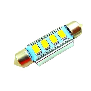 Led λάμπα για πλαφονιέρα CANBUS με 6 SMD led 5630 42 mm - 1τμχ.