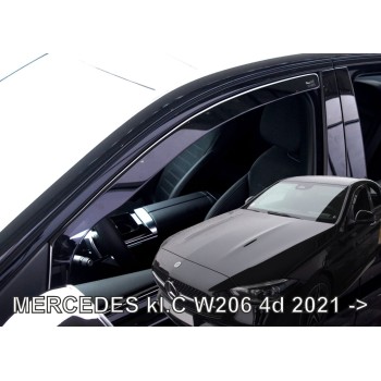 Ανεμοθραύστες για Mercedes C W206 4D (2021+) - 2 τμχ. εμπρός