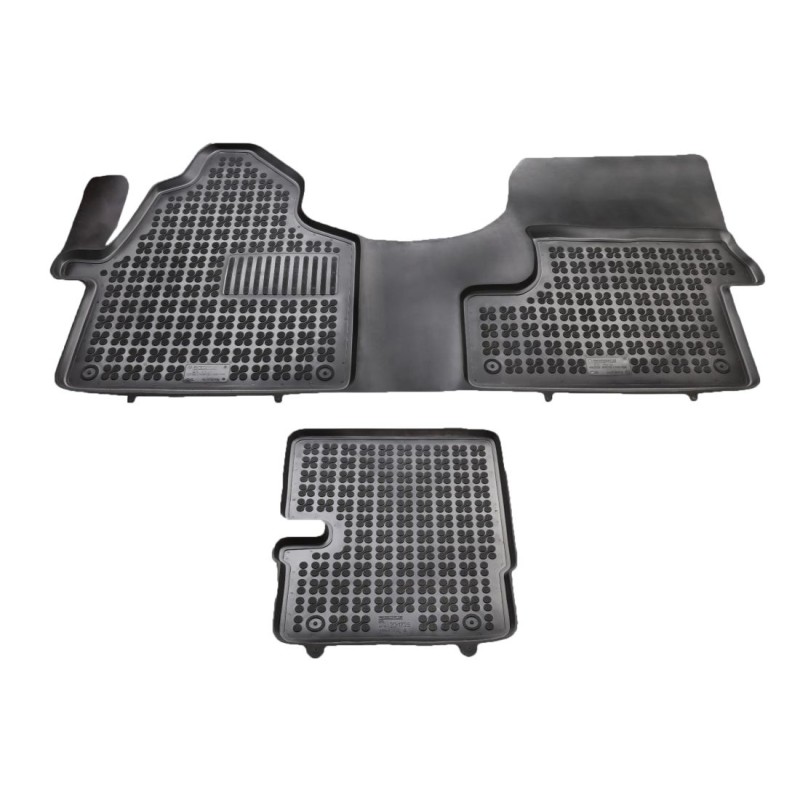 Λαστιχένια πατάκια Rezaw Plast για MERCEDES Sprinter (2006-2018) / Sprinter (2018+) - 2 seats - τύπου σκαφάκι - 4τμχ.