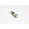 LEd λάμπα τύπου Τ10 με 3 SMD led - CANBUS 6000K - 1τμχ.