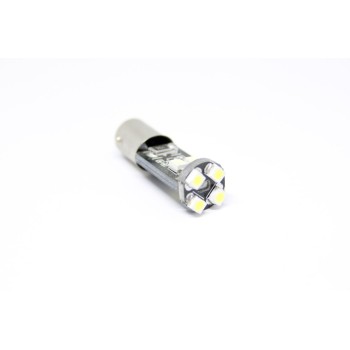 Led λάμπα τύπου BA9S CANBUS με 8 SMD led - εκ διαμέτρου αντίθετα - 1τμχ.