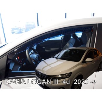 Ανεμοθραύστες για Dacia Logan (2020+) sedan - 2τμχ. εμπρός