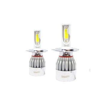 Led λάμπες H4 για μεσαία και μεγάλα φώτα 7600 lumen , 36 Watt - COB 6000K - 2τμχ.