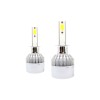 Led λάμπες Η3 για μεσαία ή μεγάλα φώτα 7600 lumen , 36 Watt - COB 6000K - 2τμχ.