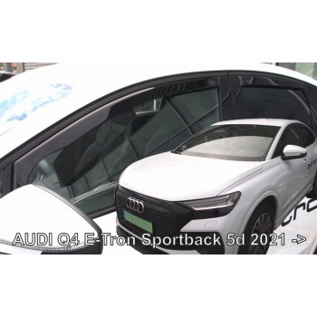 Ανεμοθραύστες για Audi Q4  E-Tron Sportback (2021+) 5 πορτο - 4τμχ. εμπρός και πίσω