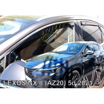 Ανεμοθραύστες για Lexus NX II (AZ20) (2021+) 5 πορτο - 4 τμχ. εμπρός και πίσω