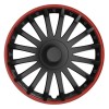 Τάσια Versaco Crystal Black / Red VR56014 - 16" σετ - 4τμχ.