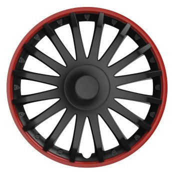 Τάσια Versaco Crystal Black / Red VR56014 - 16" σετ - 4τμχ.