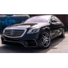 Body kit σετ προφυλακτήρες για Mercedes W222 S-class (2013-2020) - AMG S63 design με μπούκες