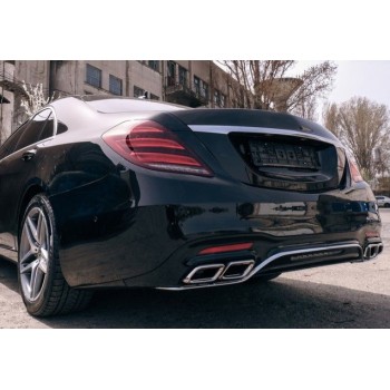 Body kit σετ προφυλακτήρες για Mercedes W222 S-class (2013-2020) - AMG S63 design με μπούκες