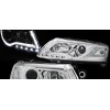 Φανάρια εμπρός led lightbar για Audi A6 4F (2004-2008) - chrome , με λάμπες (Η1) - σετ 2τμχ.