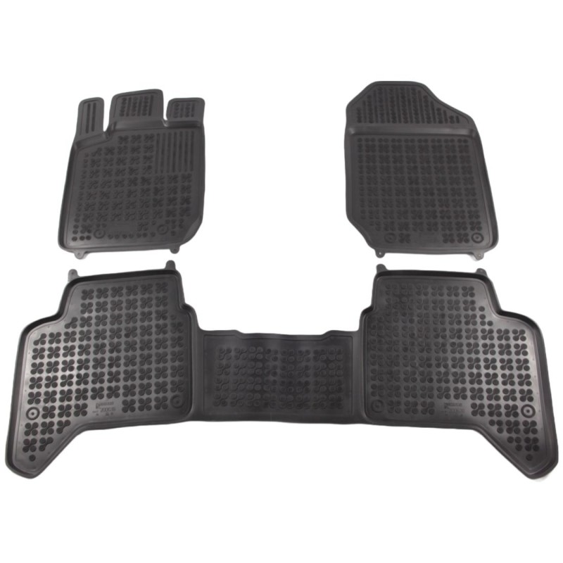 Λαστιχένια πατάκια Rezaw Plast για FORD Ranger (2011-2020) - 4pcs τύπου σκαφάκι - 4τμχ.