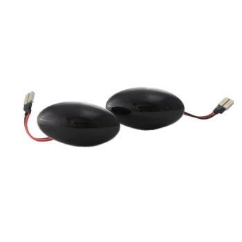 Led φλας φτερού για Mini Cooper R55,R56,R57,R58,R59 (2006-2013) - φιμέ με τρεχούμενο φλας - σετ 2τμχ.