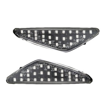 Led φλας φτερού για Ford Focus (98-04) / Mondeo (00-07) - φιμέ με τρεχούμενο φλας - σετ 2τμχ.