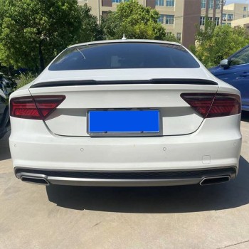 Αεροτομή πορτ μπαγκάζ για Audi A7 (2012-2018) - μαύρη γυαλιστερή