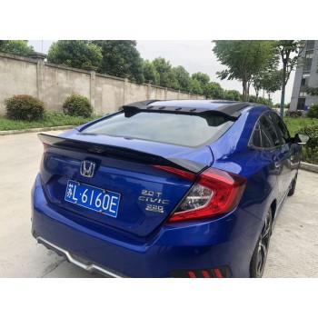 Αεροτομή πορτ μπαγκάζ για Honda Civic sedan (2016-2020) JDM Style - μαύρη γυαλιστερή