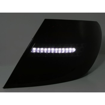 Πίσω φανάρια led για Mercedes C-CLASS W204 (2007-2011) - μαύρα - σετ 2τμχ.