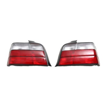 Πίσω φανάρια για BMW E36 (1991-1999)  4d sedan - χρωμίου - σετ 2τμχ.