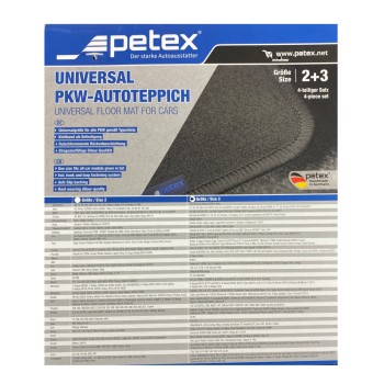 Πατάκια μοκέτα universal Petex - 4τμχ.