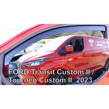 Ανεμοθραύστες για Ford Transit Custom / Tourneo Custom (2023+) - 2τμχ. εμπρός