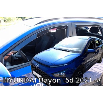 Ανεμοθραύστες για Hyundai Bayon (2021+) - 4τμχ. εμπρός και πίσω